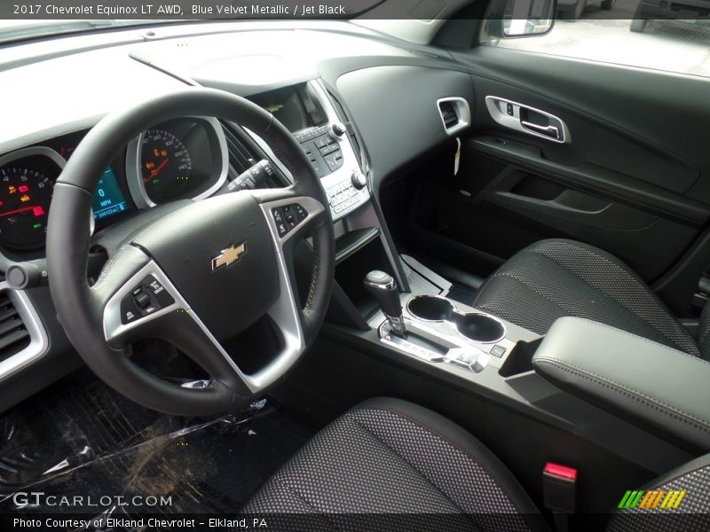 Blue Velvet Metallic / Jet Black 2017 Chevrolet Equinox LT AWD