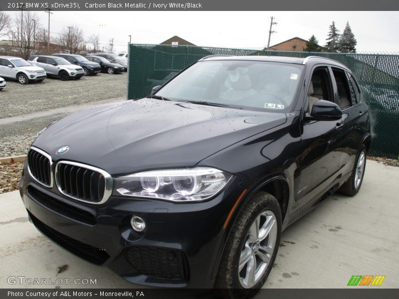 Carbon Black Metallic / Ivory White/Black 2017 BMW X5 xDrive35i
