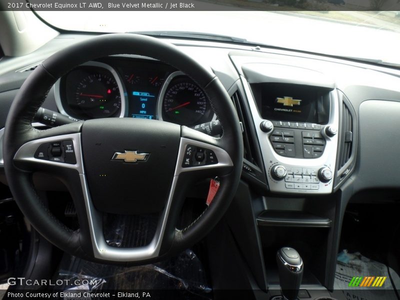 Blue Velvet Metallic / Jet Black 2017 Chevrolet Equinox LT AWD