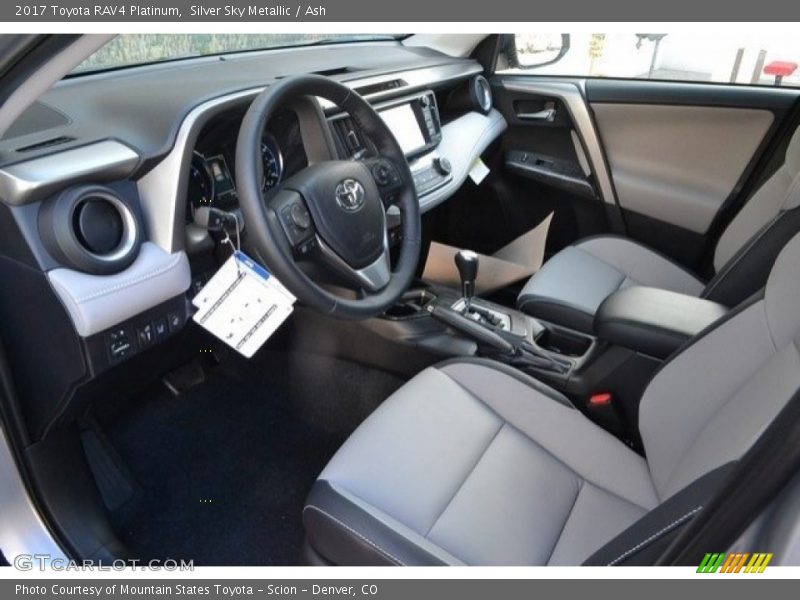 Silver Sky Metallic / Ash 2017 Toyota RAV4 Platinum