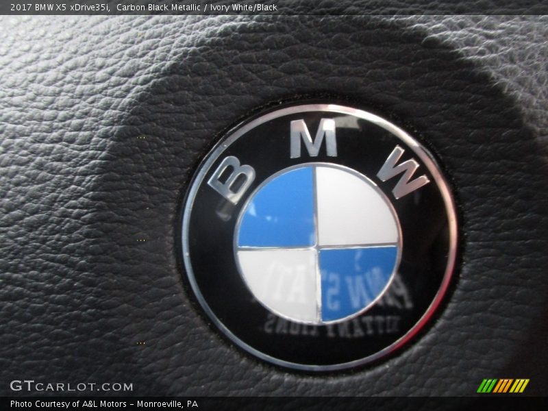 Carbon Black Metallic / Ivory White/Black 2017 BMW X5 xDrive35i