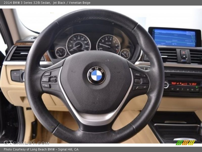 Jet Black / Venetian Beige 2014 BMW 3 Series 328i Sedan