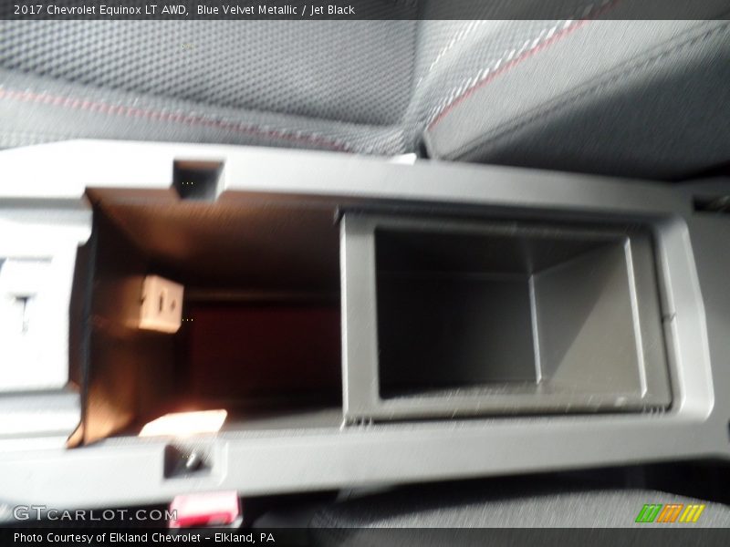 Blue Velvet Metallic / Jet Black 2017 Chevrolet Equinox LT AWD