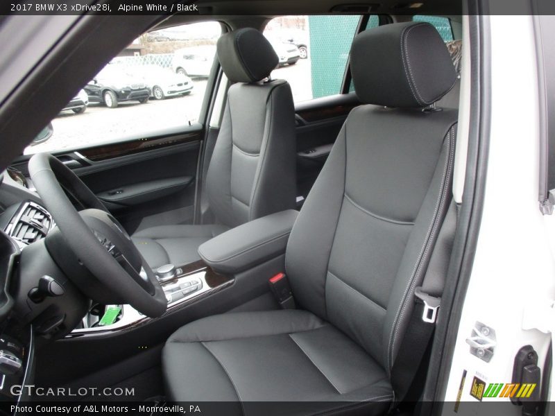 Alpine White / Black 2017 BMW X3 xDrive28i