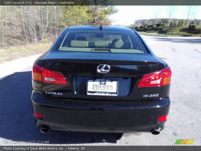 Obsidian Black / Cashmere 2007 Lexus IS 250