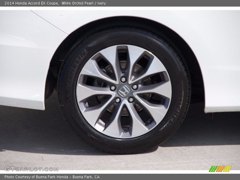 White Orchid Pearl / Ivory 2014 Honda Accord EX Coupe