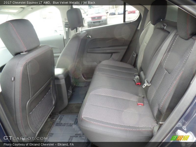 Blue Velvet Metallic / Jet Black 2017 Chevrolet Equinox LT AWD
