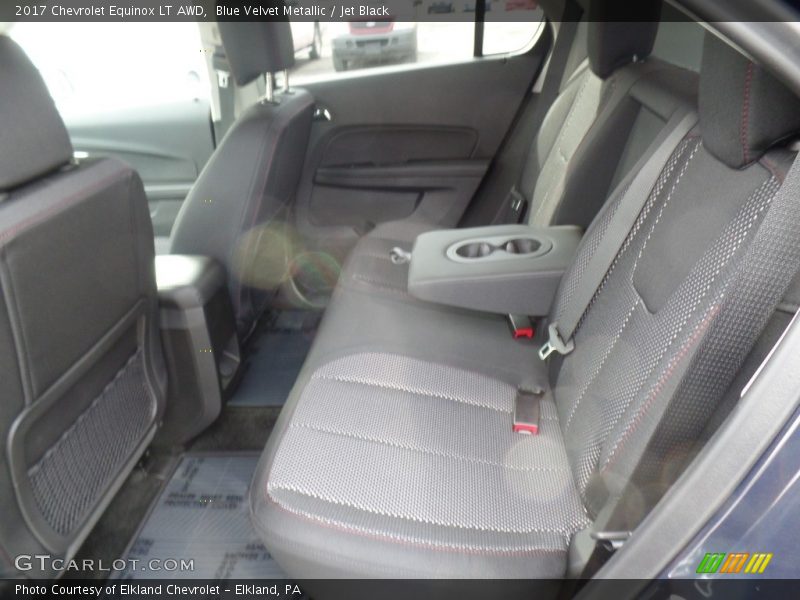 Blue Velvet Metallic / Jet Black 2017 Chevrolet Equinox LT AWD