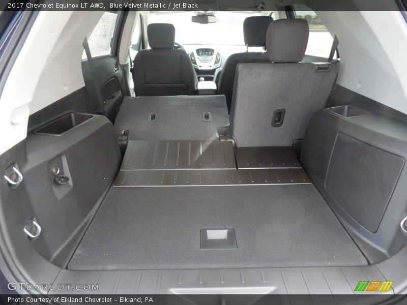 Blue Velvet Metallic / Jet Black 2017 Chevrolet Equinox LT AWD