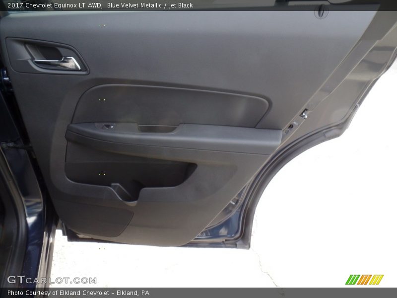 Blue Velvet Metallic / Jet Black 2017 Chevrolet Equinox LT AWD