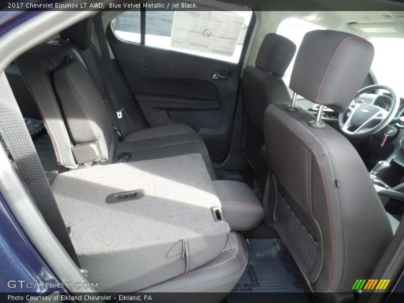 Blue Velvet Metallic / Jet Black 2017 Chevrolet Equinox LT AWD