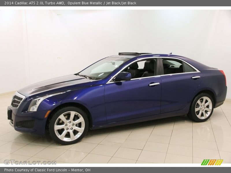 Opulent Blue Metallic / Jet Black/Jet Black 2014 Cadillac ATS 2.0L Turbo AWD