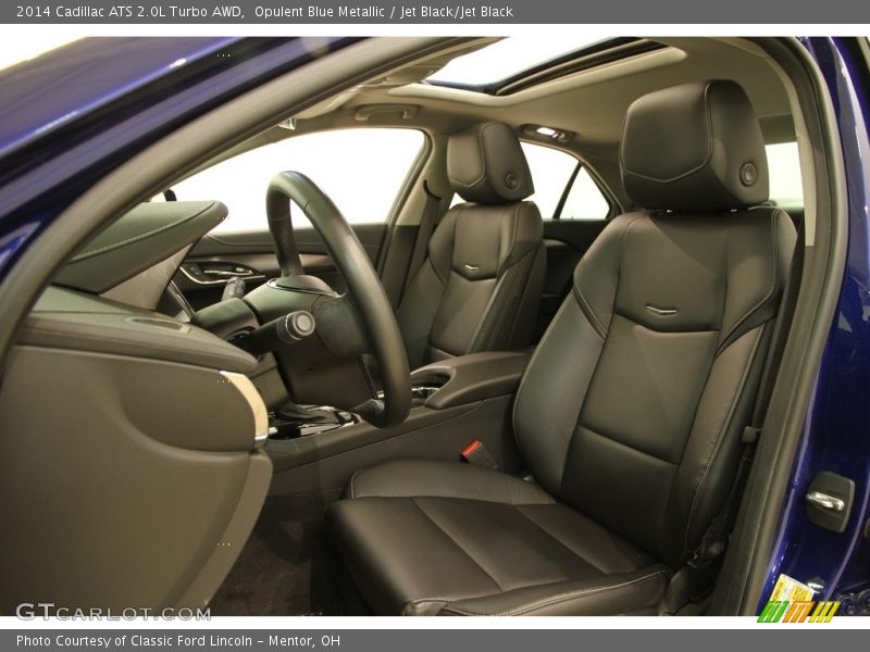 Opulent Blue Metallic / Jet Black/Jet Black 2014 Cadillac ATS 2.0L Turbo AWD