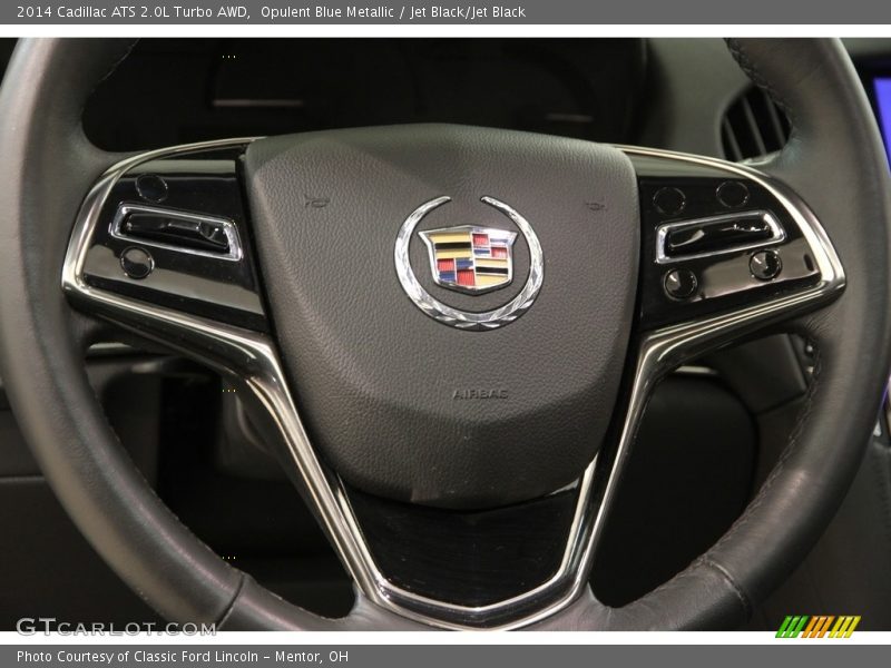 Opulent Blue Metallic / Jet Black/Jet Black 2014 Cadillac ATS 2.0L Turbo AWD