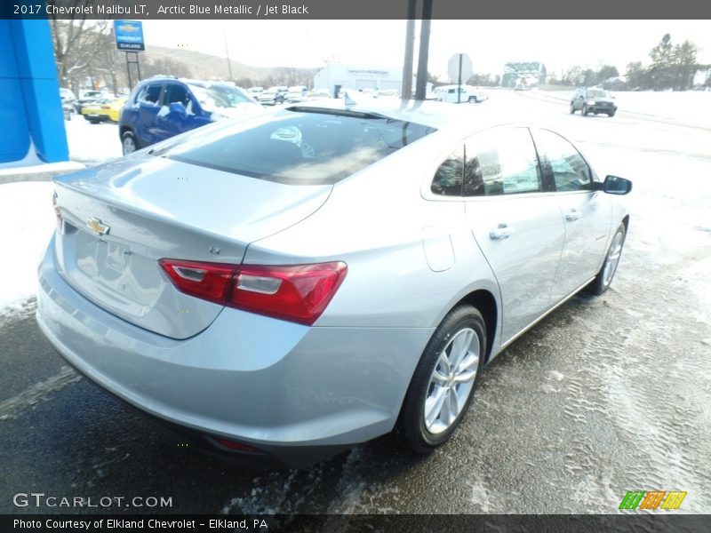 Arctic Blue Metallic / Jet Black 2017 Chevrolet Malibu LT