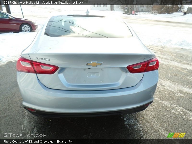 Arctic Blue Metallic / Jet Black 2017 Chevrolet Malibu LT