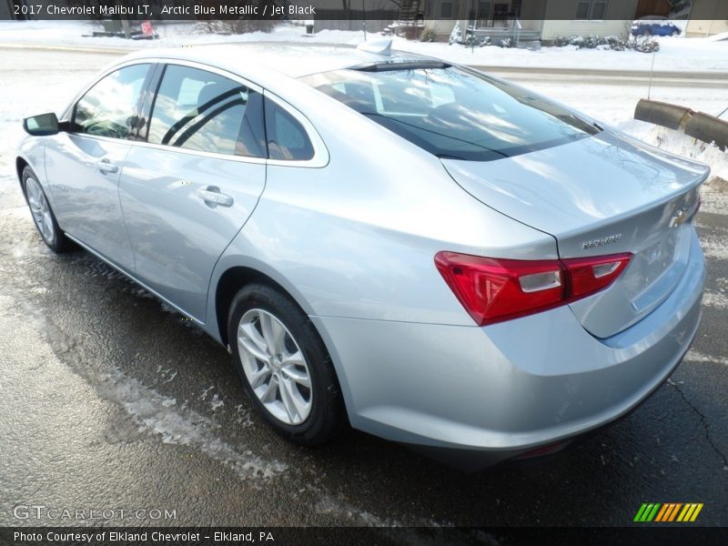 Arctic Blue Metallic / Jet Black 2017 Chevrolet Malibu LT