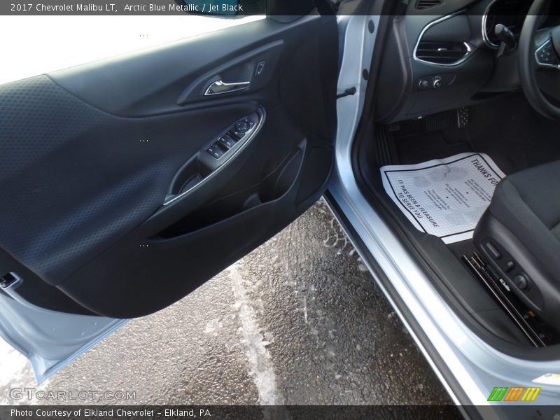 Arctic Blue Metallic / Jet Black 2017 Chevrolet Malibu LT