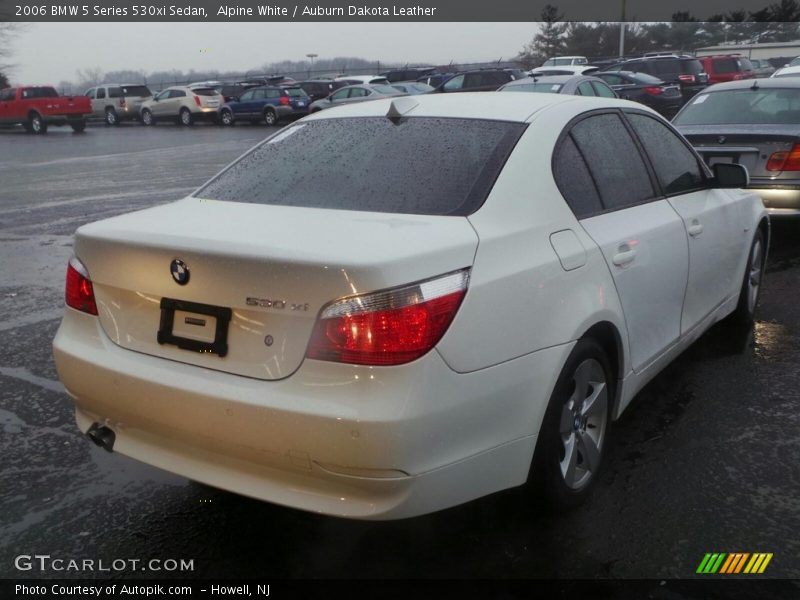 Alpine White / Auburn Dakota Leather 2006 BMW 5 Series 530xi Sedan