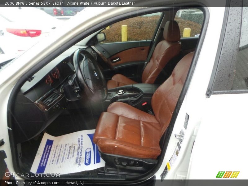  2006 5 Series 530xi Sedan Auburn Dakota Leather Interior