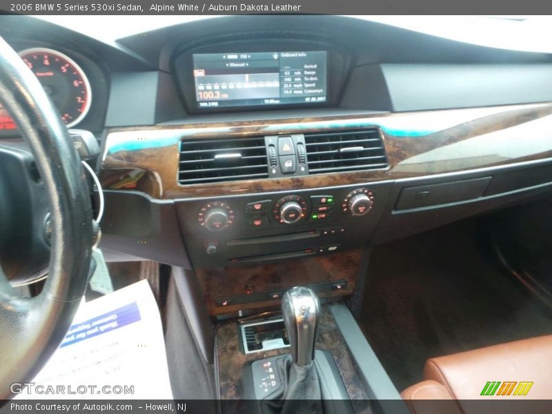 Alpine White / Auburn Dakota Leather 2006 BMW 5 Series 530xi Sedan
