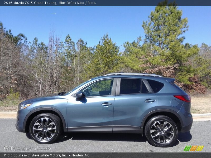 Blue Reflex Mica / Black 2016 Mazda CX-5 Grand Touring