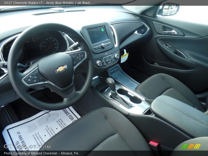 Arctic Blue Metallic / Jet Black 2017 Chevrolet Malibu LT