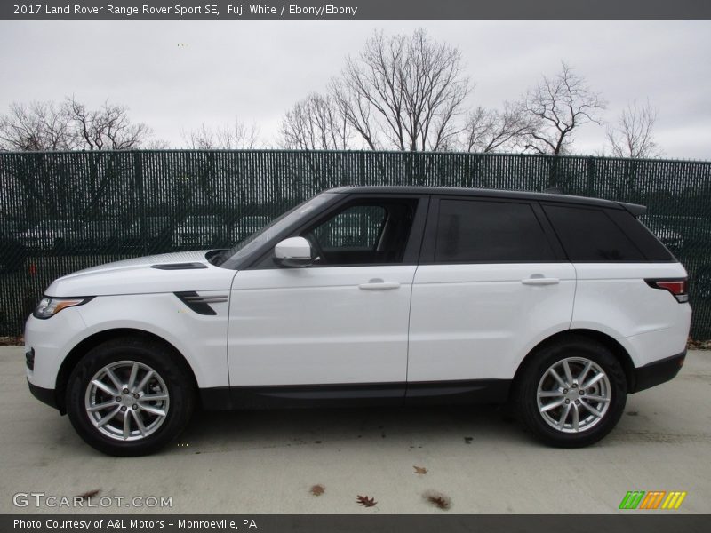 Fuji White / Ebony/Ebony 2017 Land Rover Range Rover Sport SE