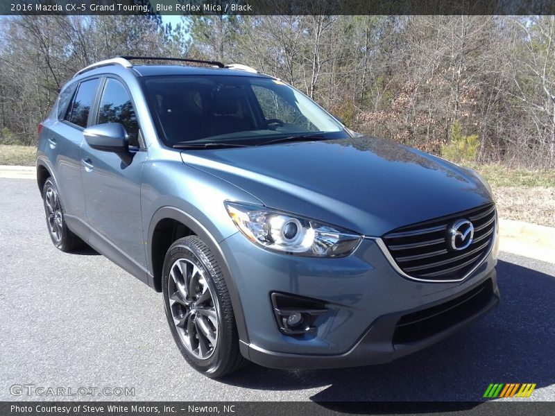 Blue Reflex Mica / Black 2016 Mazda CX-5 Grand Touring