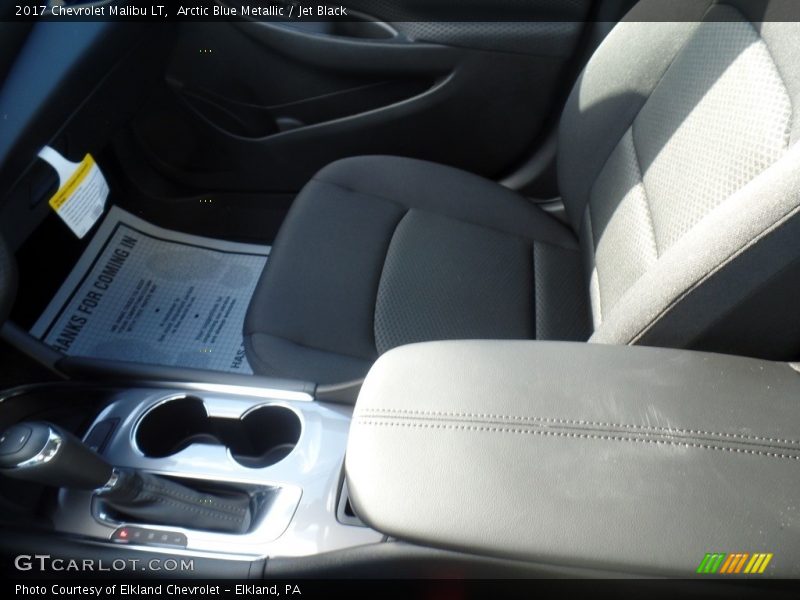 Arctic Blue Metallic / Jet Black 2017 Chevrolet Malibu LT