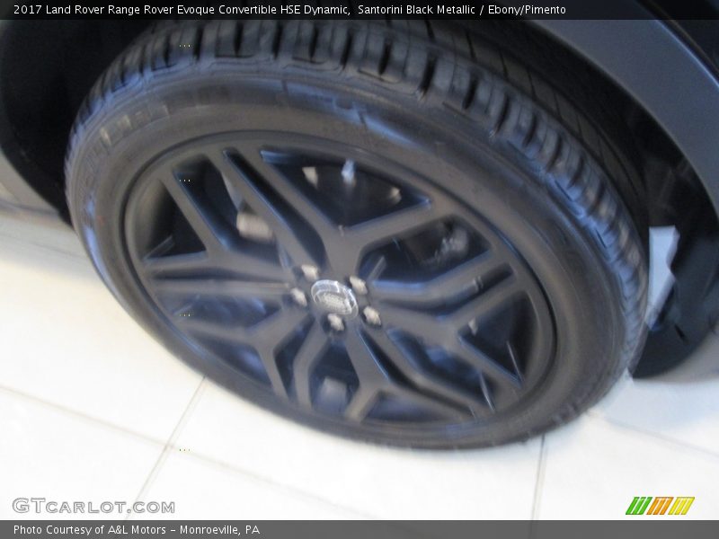 Santorini Black Metallic / Ebony/Pimento 2017 Land Rover Range Rover Evoque Convertible HSE Dynamic