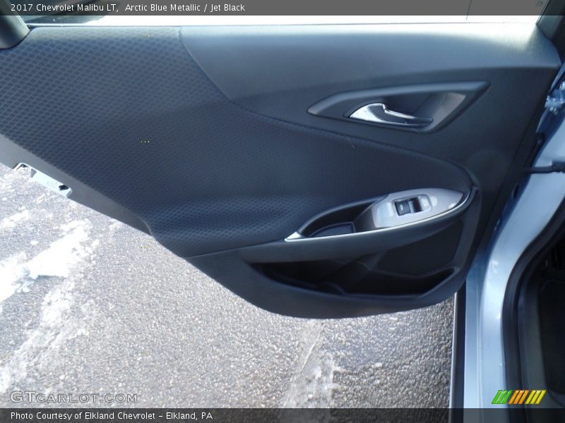 Arctic Blue Metallic / Jet Black 2017 Chevrolet Malibu LT