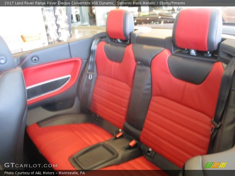 Rear Seat of 2017 Range Rover Evoque Convertible HSE Dynamic