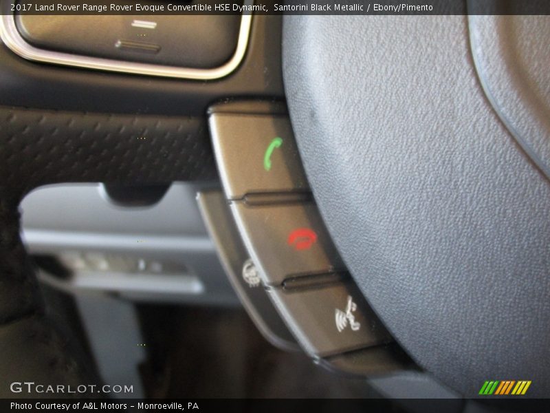 Santorini Black Metallic / Ebony/Pimento 2017 Land Rover Range Rover Evoque Convertible HSE Dynamic