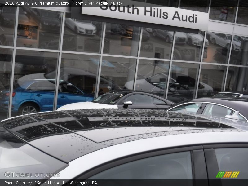 Florett Silver Metallic / Black 2016 Audi A3 2.0 Premium quattro
