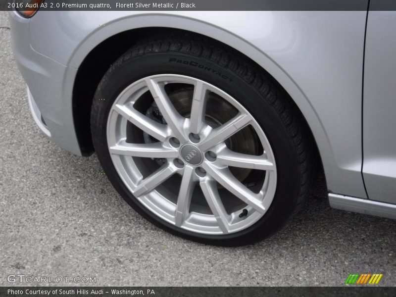 Florett Silver Metallic / Black 2016 Audi A3 2.0 Premium quattro