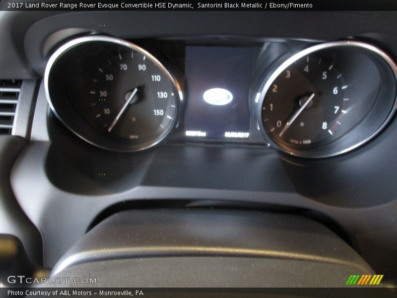 Santorini Black Metallic / Ebony/Pimento 2017 Land Rover Range Rover Evoque Convertible HSE Dynamic