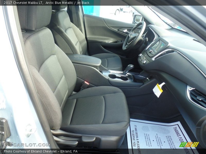 Arctic Blue Metallic / Jet Black 2017 Chevrolet Malibu LT