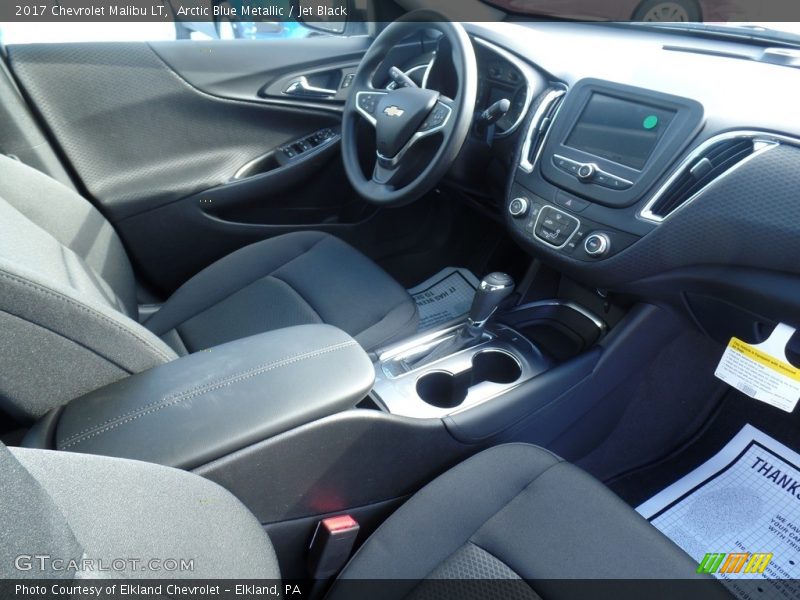 Arctic Blue Metallic / Jet Black 2017 Chevrolet Malibu LT