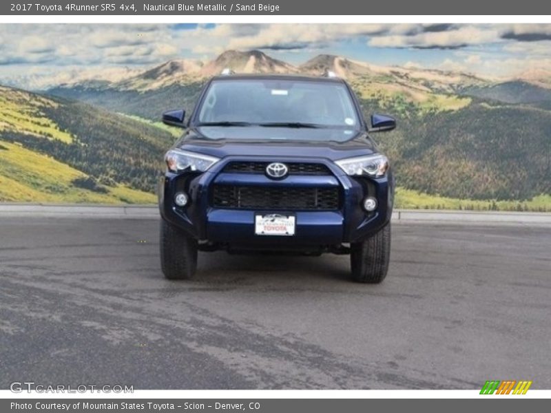 Nautical Blue Metallic / Sand Beige 2017 Toyota 4Runner SR5 4x4