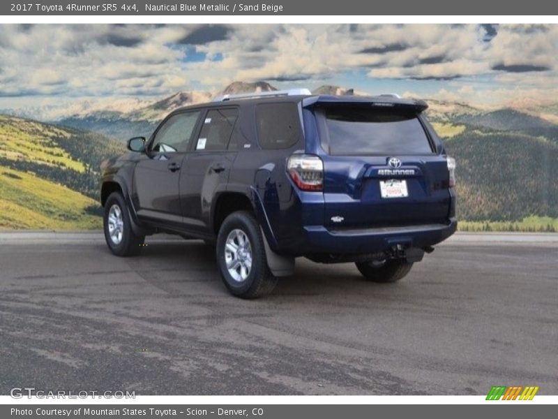 Nautical Blue Metallic / Sand Beige 2017 Toyota 4Runner SR5 4x4