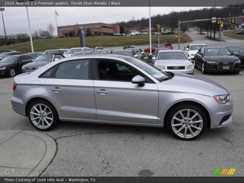 Florett Silver Metallic / Black 2016 Audi A3 2.0 Premium quattro