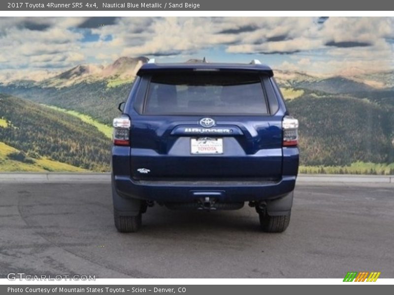 Nautical Blue Metallic / Sand Beige 2017 Toyota 4Runner SR5 4x4