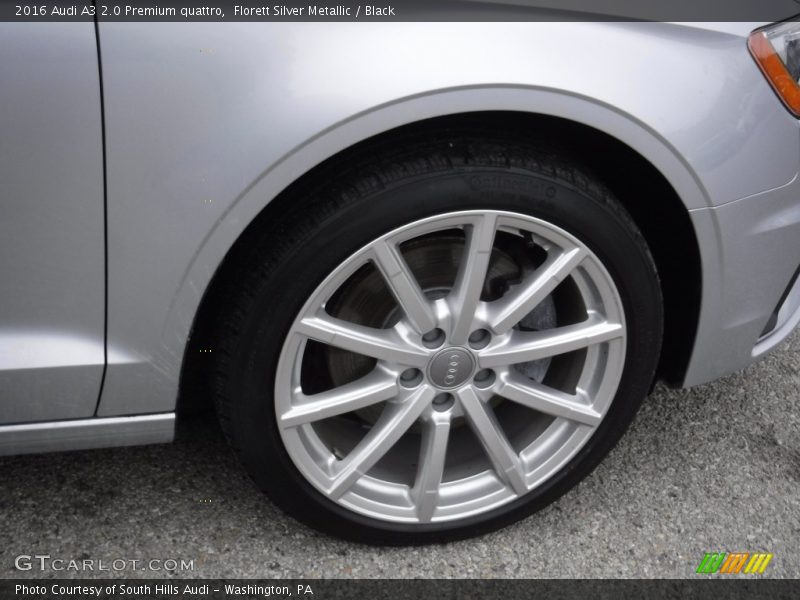 Florett Silver Metallic / Black 2016 Audi A3 2.0 Premium quattro