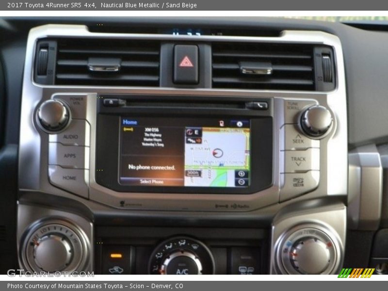 Nautical Blue Metallic / Sand Beige 2017 Toyota 4Runner SR5 4x4