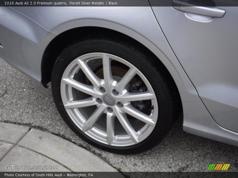 Florett Silver Metallic / Black 2016 Audi A3 2.0 Premium quattro