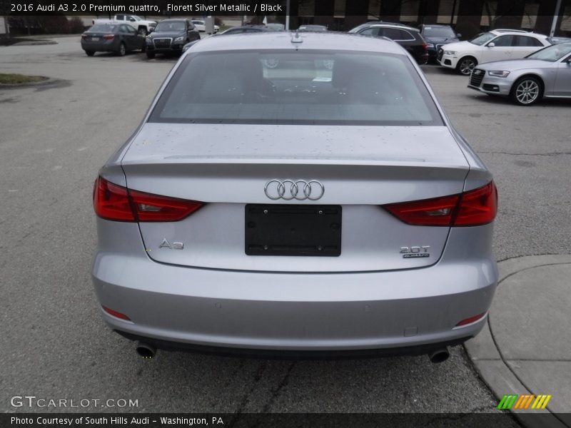 Florett Silver Metallic / Black 2016 Audi A3 2.0 Premium quattro