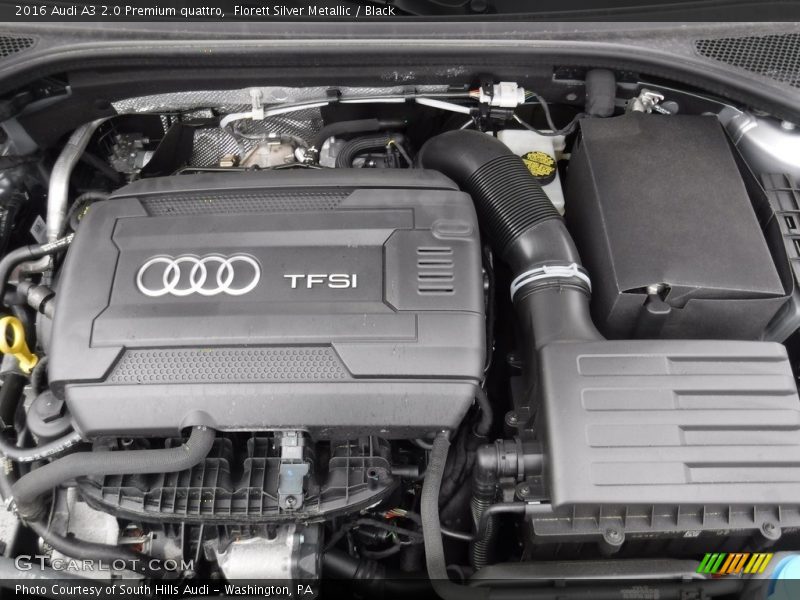 Florett Silver Metallic / Black 2016 Audi A3 2.0 Premium quattro