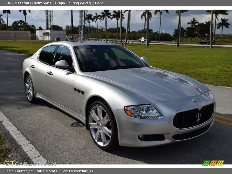 Grigio Touring (Silver) / Nero 2009 Maserati Quattroporte