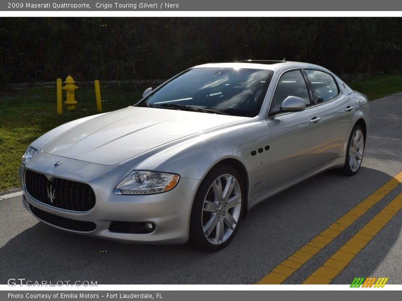 Grigio Touring (Silver) / Nero 2009 Maserati Quattroporte